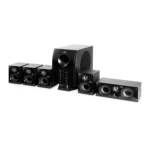 Auna Areal 525 BK 5.1 Surround Sound sistem aktivnih zvočnikov 95 RMS (črne barve) - Image 7