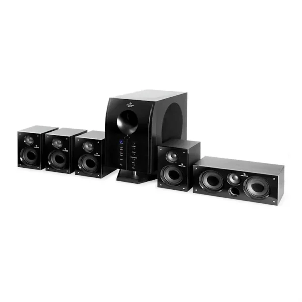 Auna Areal 525 BK 5.1 Surround Sound sistem aktivnih zvočnikov 95 RMS (črne barve) - Image 7