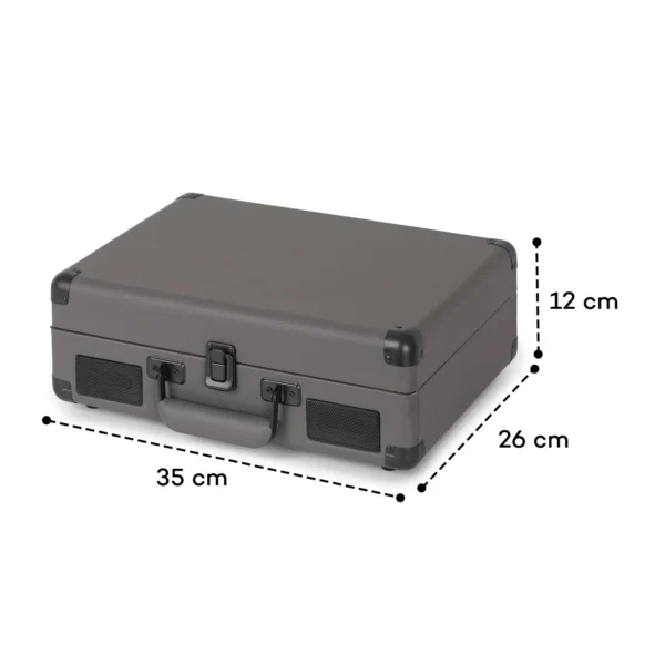 Auna Peggy Sue BT gramofon (siva, snemanje) - Image 10