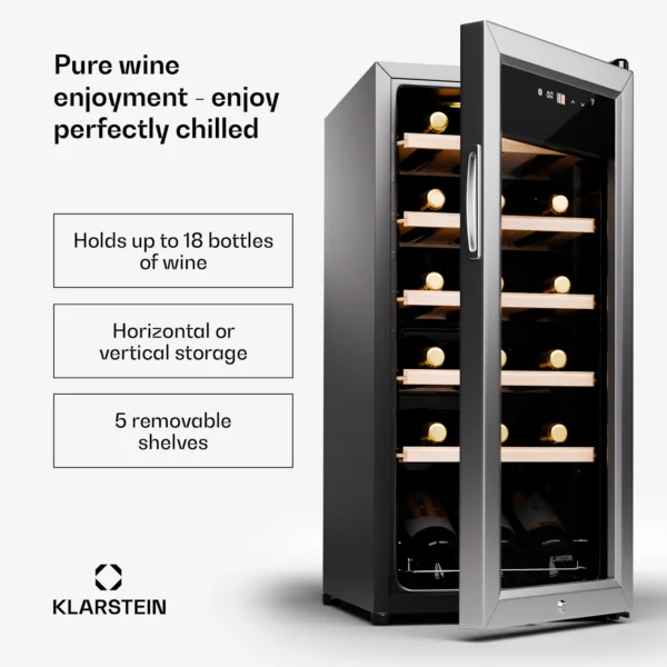 Klarstein Shiraz Premium Smart 18, vinska vitrina - Image 2