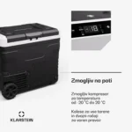 Klarstein PolarForce 50L kompresorski hladilnik in zamrzovalnik (črn) - Image 4