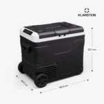 Klarstein PolarForce 50L kompresorski hladilnik in zamrzovalnik (črn) - Image 7