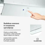 Klarstein Ventimate kuhinjska napa, 85 cm (bela) - Image 2