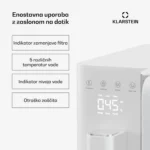 Klarstein VitalPour vodni filter, 5-stopenjski filter, reverzna osmoza, 5l rezervoar - Image 13