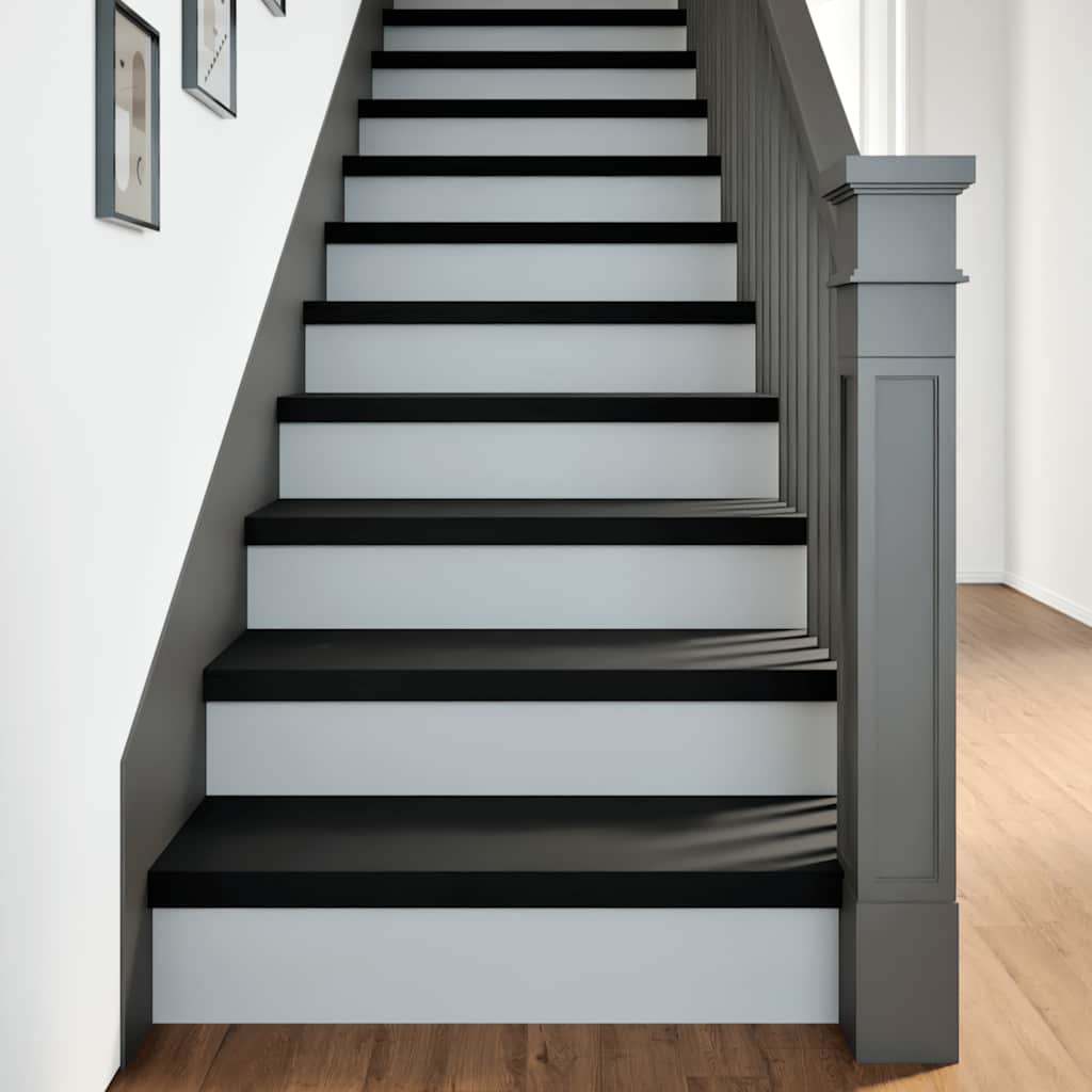 Podloge za stopnice 20 kosov rjave 70x25x2 cm trdna hrastovina