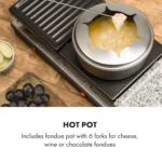 Klarstein Fonduelette XL 3 v 1 raclette žar & fondue - Image 4