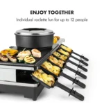 Klarstein Fonduelette XL 3 v 1 raclette žar & fondue - Image 5