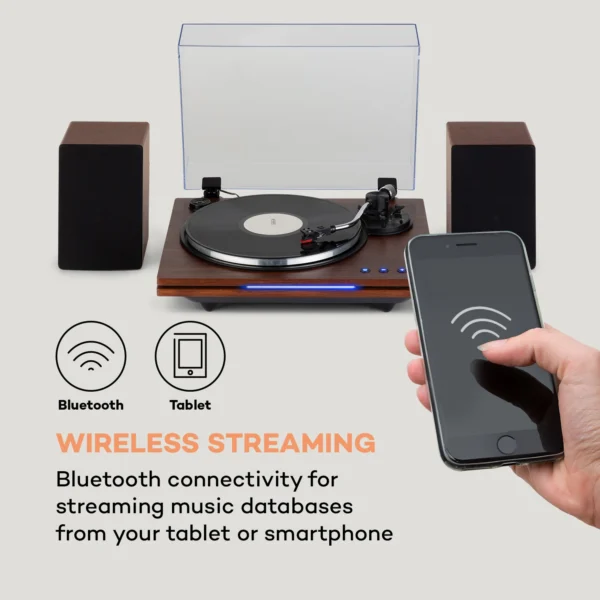 Auna TT-Play PLUS gramofon (mahagony) - Image 4