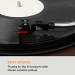 Auna TT-Play PLUS gramofon (mahagony) - Image 7