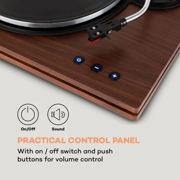 Auna TT-Play PLUS gramofon (mahagony) - Image 9