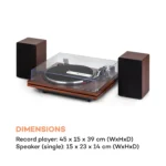 Auna TT-Play PLUS gramofon (mahagony) - Image 11