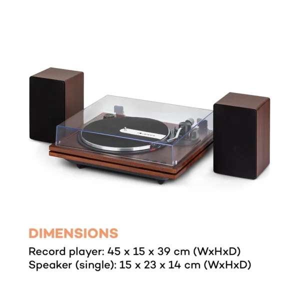 Auna TT-Play PLUS gramofon (mahagony) - Image 11