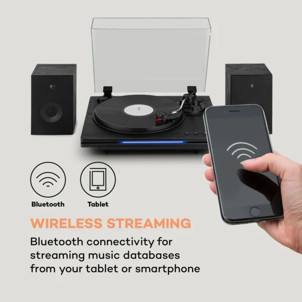 Auna TT-Play PLUS gramofon (črni les) - Image 4