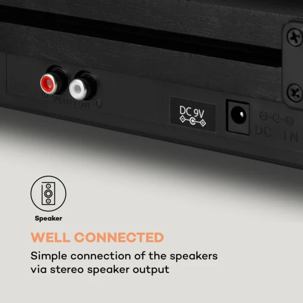 Auna TT-Play PLUS gramofon (črni les) - Image 10