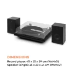 Auna TT-Play PLUS gramofon (črni les) - Image 11