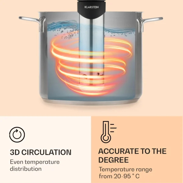 Klarstein Kuhalnik Quickstick Smart Sous Vide - Image 5