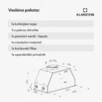 Klarstein Ventimate kuhinjska napa, 85 cm (črna) - Image 7