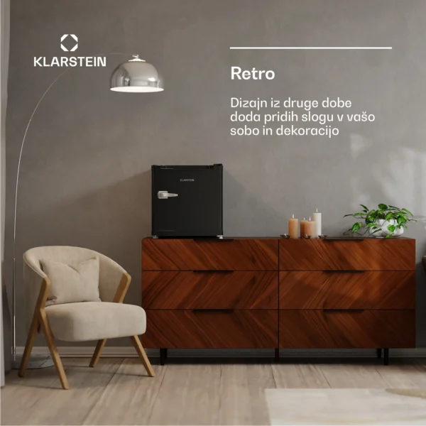 Klarstein Irene retro hladilnik z zamrzovalnikom, 31 litrov - Image 5