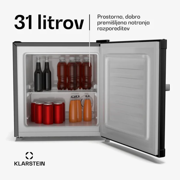 Klarstein Irene retro hladilnik z zamrzovalnikom, 31 litrov - Image 2