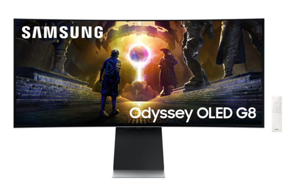 Samsung Odyssey G8 G85SD monitor, WQHD, 34, OLED (LS34DG850SUXDU)