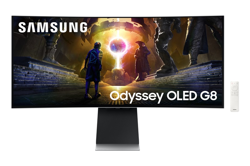 Samsung Odyssey G8 G85SD monitor, WQHD, 34, OLED (LS34DG850SUXDU)