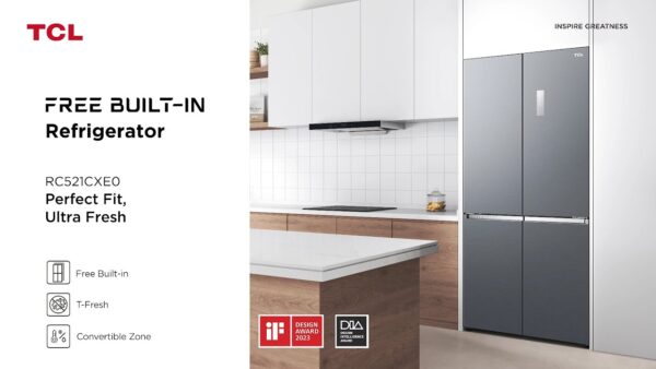 TCL RC456CXE0 FREE BUILT-IN ameriški hladilnik (vgradni ali prostostoječi) - Image 8