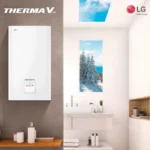 LG toplotna črpalka Therma V split HU091MR.U44 + HN091MR.NK5 – 9KW z 200l bojlerjem in montažo - Image 9