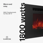 Klarstein Galeras 152 električni stenski kamin - Image 2