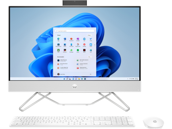 Računalnik HP 24-cb1008na AiO | 12.gen i3 (hexa-core) / i3 / RAM 4 GB / SSD Disk