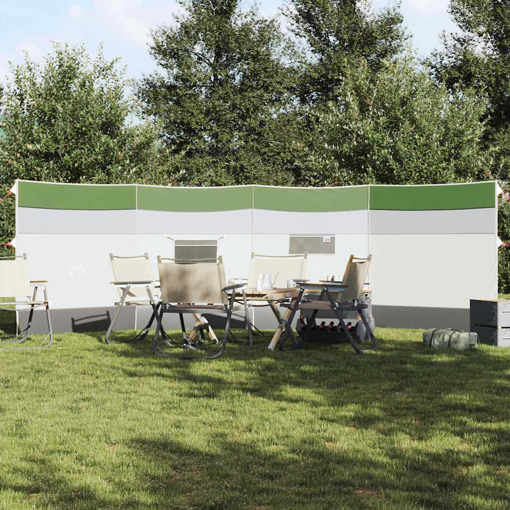 Camping Windbreak Green 510×153 cm Vodoodporen