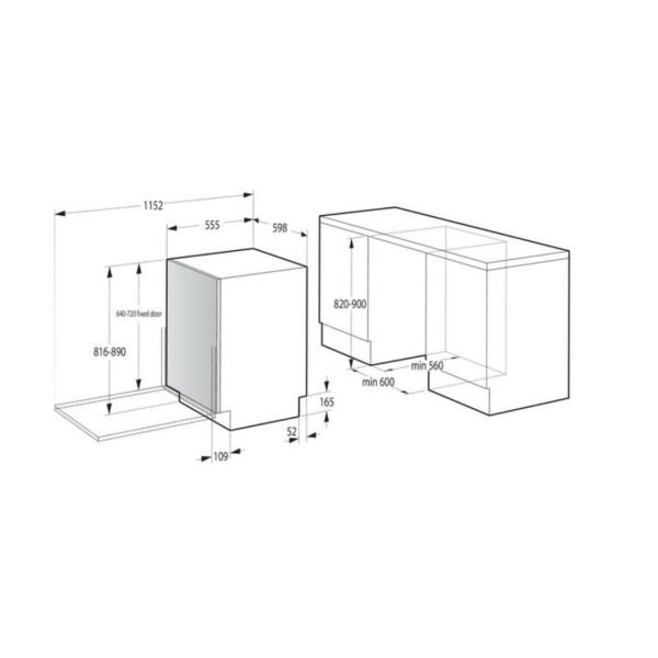 Gorenje GV642D65 vgradni pomivalni stroj - Image 8