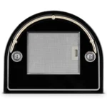 Klarstein Noir Retro Kuhinjska Napa 60cm Nerjaveče Jeklo - črna - Image 3
