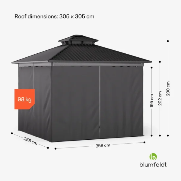 Blumfeldt ShadeFortress paviljon (3 x 3m) - Image 7
