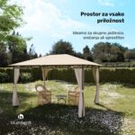 Blumfeldt Mondo Paviljon 3x4m, bež - Image 2
