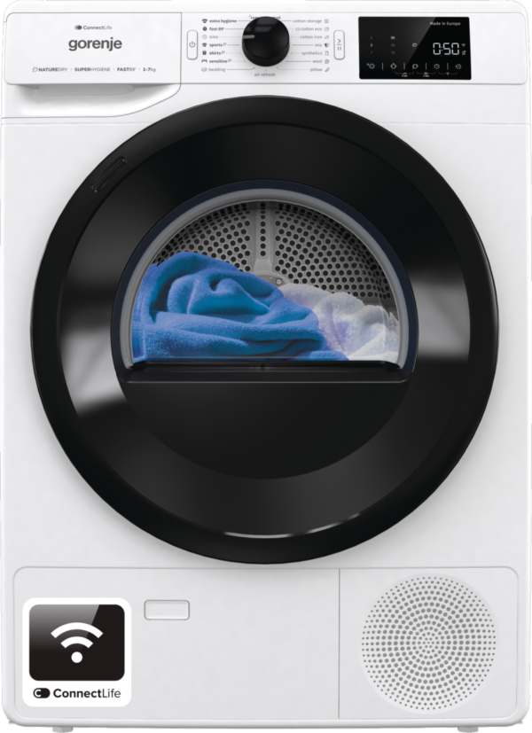 Gorenje DPNE72/GNWIFI sušilni stroj s toplotno črpalko, 7 kg
