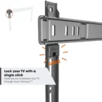 VOGELS TVM5605 fiksni stenski nosilec od 40" do 100" TV (1,5cm debeline) - Image 2