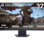 LG 32GS60QC monitor, ukrivljen, 2K, 180 Hz, VA (32GS60QC-B.AEUQ)
