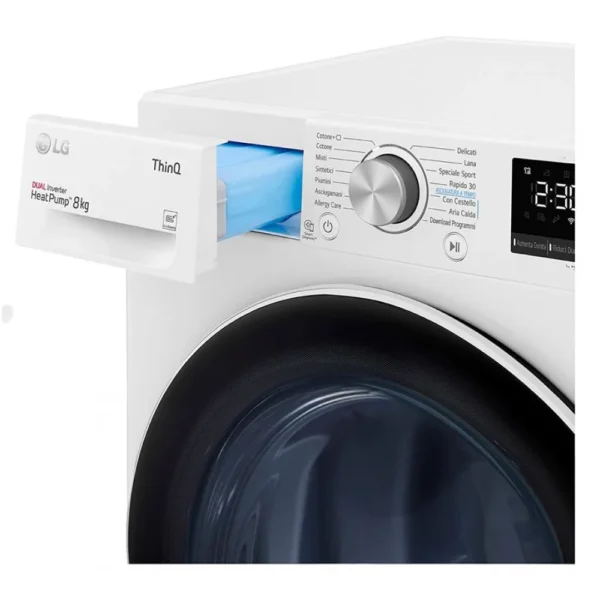LG RH80V3AV6N sušilni stroj, Eco Hybrid™ DUAL inverter s toplotno črpalko, A++ - Image 5