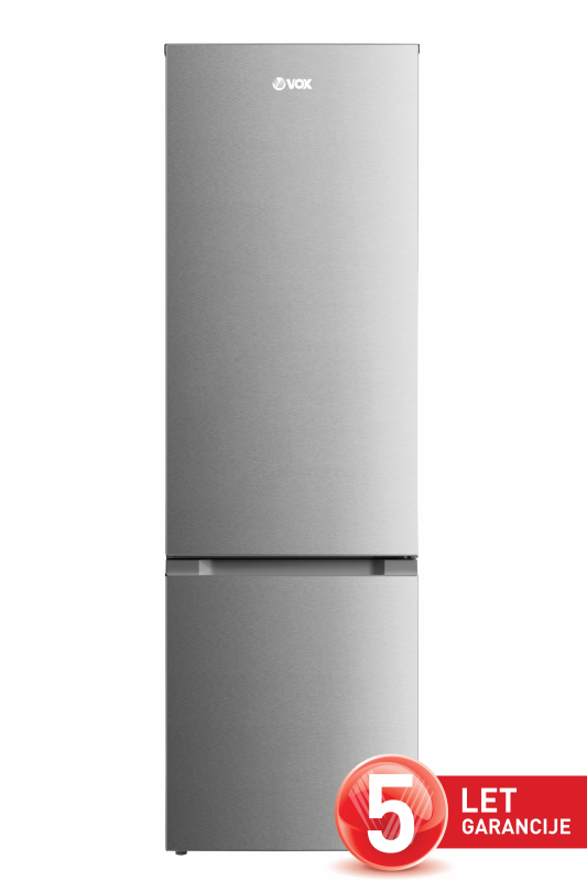 VOX kombinirani hladilnik KK 3480 S E [E, H: 197 l, Z: 65 l, srebrn]
