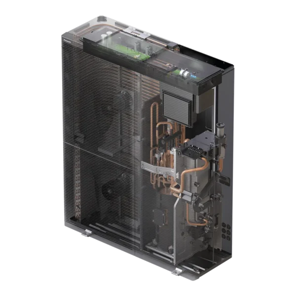 Panasonic T-CAP Aquarea WH-WXG12ME8+CZ-RTW2TAW1C 12 kW toplotna črpalka (R290 propan, hidrosplit, zrak-voda, 3F fazna) - Image 2