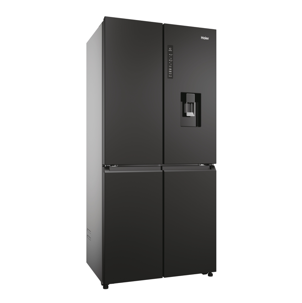 HAIER HCR7818DWPT ameriški hladilnik – črn