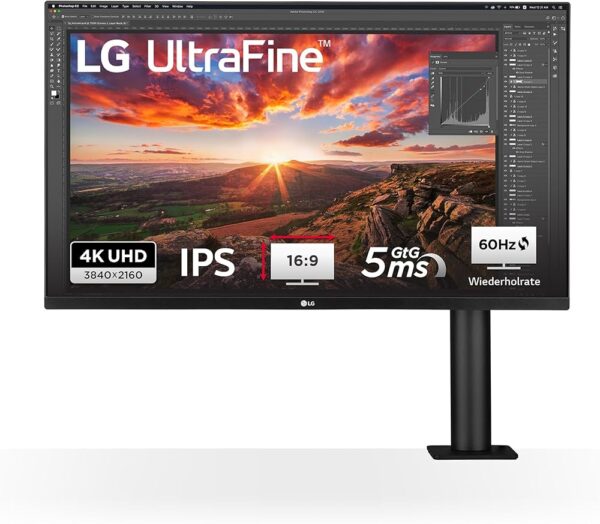 LG 32UN880K-B monitor, 81,2 cm, 4K UHD, IPS, črn (32UN880K-B.AEU)