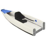 Napihljiv kajak moder 424x81x31 cm poliester - Image 3