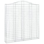 Obokane gabion košare 15kosov 200x30x200/220cm pocinkano železo - Image 3
