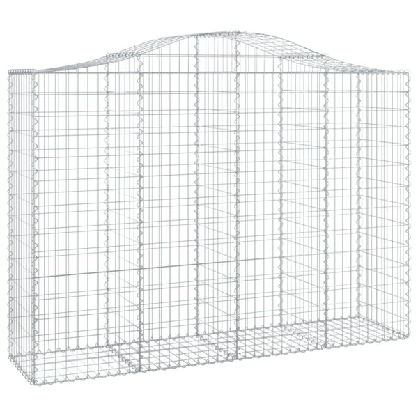 Obokane gabion košare 30 kos 200x50x140/160 cm pocinkano železo - Image 3