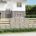 Obokane gabion košare 30 kos 200x50x140/160 cm pocinkano železo