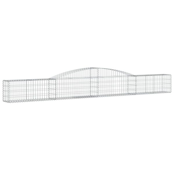 Obokane gabion košare 25 kosi 400x30x40/60 cm pocinkano železo - Image 3