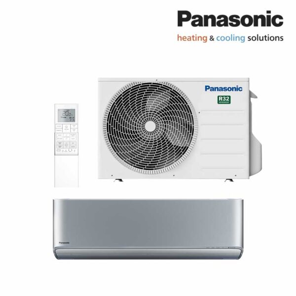 Panasonic KIT-XZ35-ZKE 3,5kW wifi Etherea s tehnologijo nanoe™ X R32 (srebrna), A+++