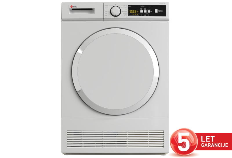 VOX kondenzacijski sušilni st. TDC-810G [G, 8 kg, 15 programov, bel]