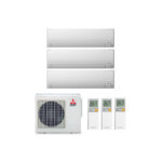 Mitsubishi Multisplit trojček 3 x Mitsubishi MSZ-BT35VGK-E3 3,5kW notranja / 1 x Mitsubishi MXZ-3F68VF4-E1 6,8kW zunanja